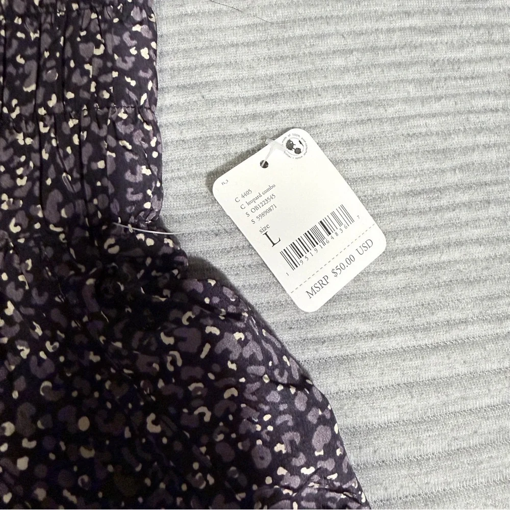 Free People Movement Leopard Print The Way Home Shorts NWT Size Large - Picture 3 of 9